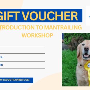 Introduction to Mantrailing Workshop Voucher